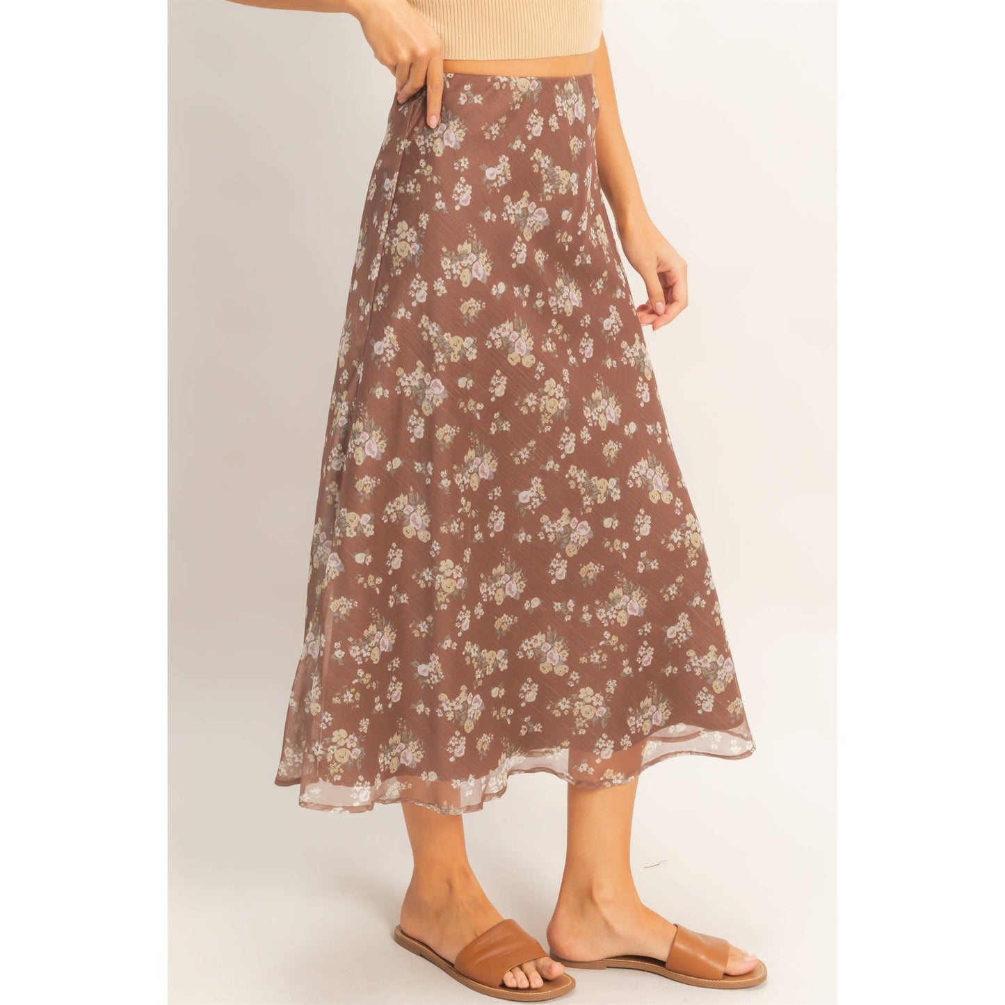 Spring Floral Skirt