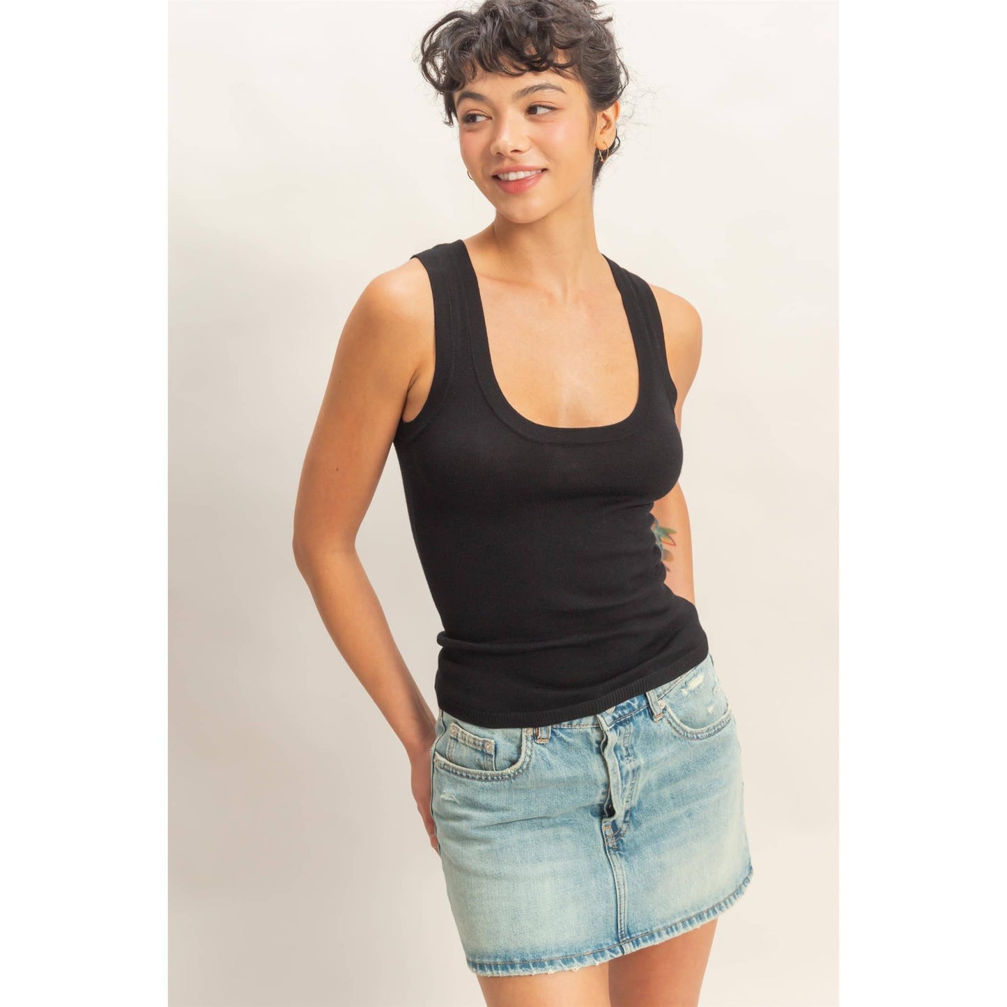 Scoop Neck Tank Top