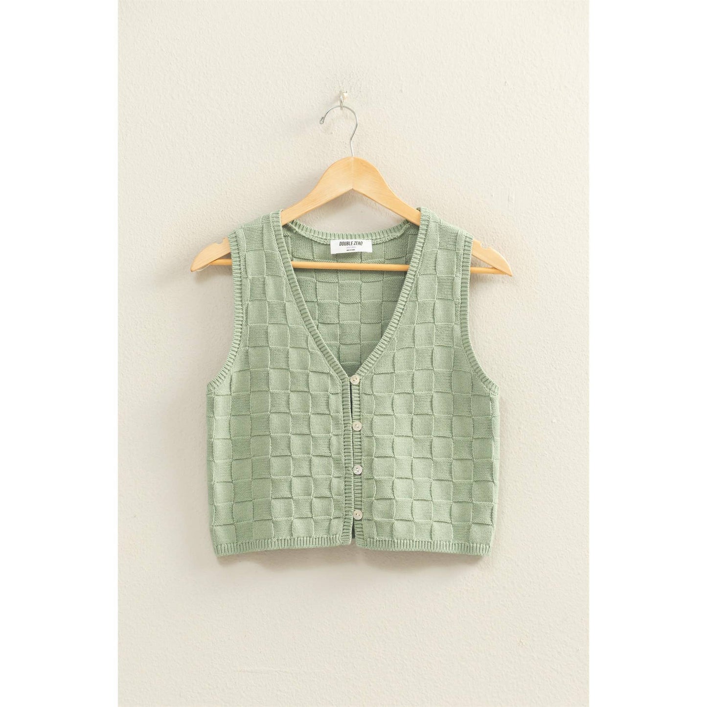 Checkered vest