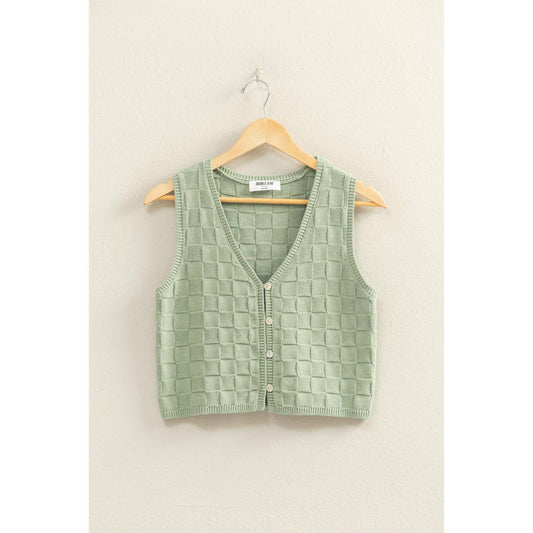 Checkered vest