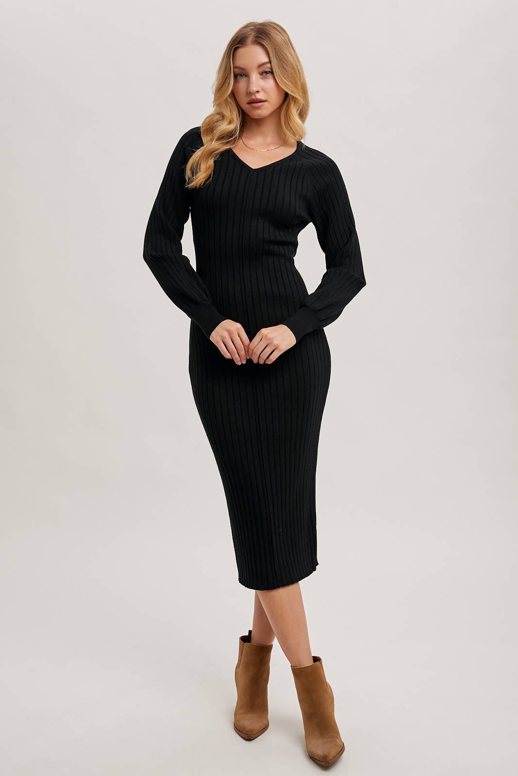 BELLA SWEATER MIDI DRESS