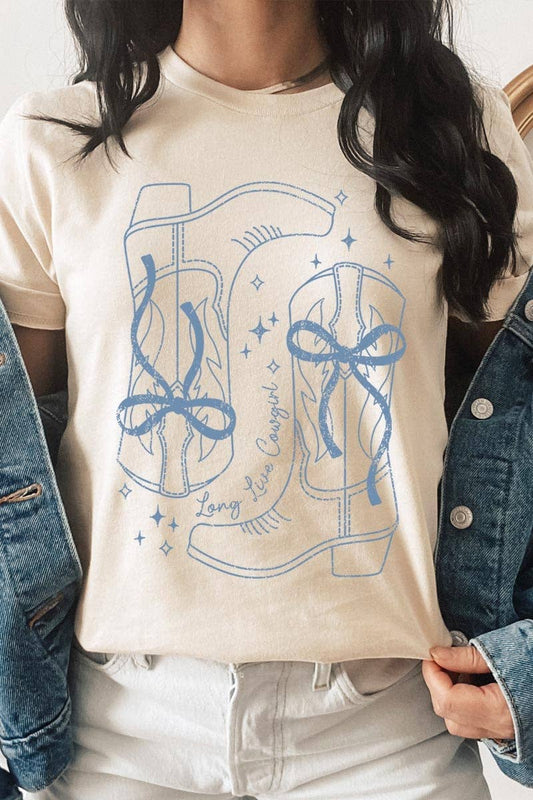 Cowgirl Boots Graphic Tee