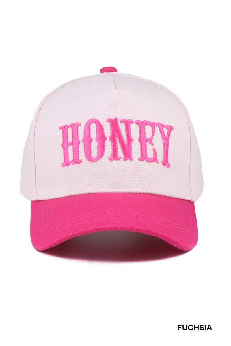 Honey Two-tone Canvas Cotton Cap