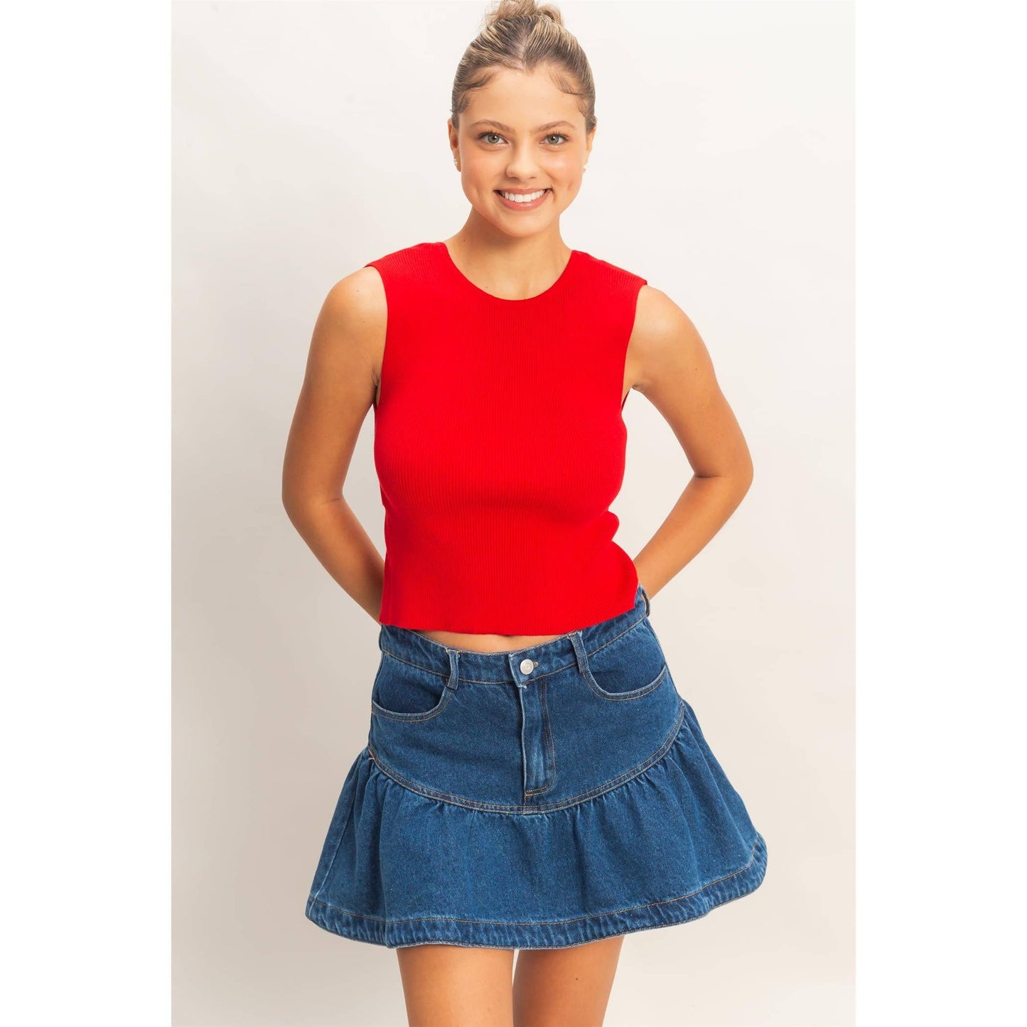 Serena open back top