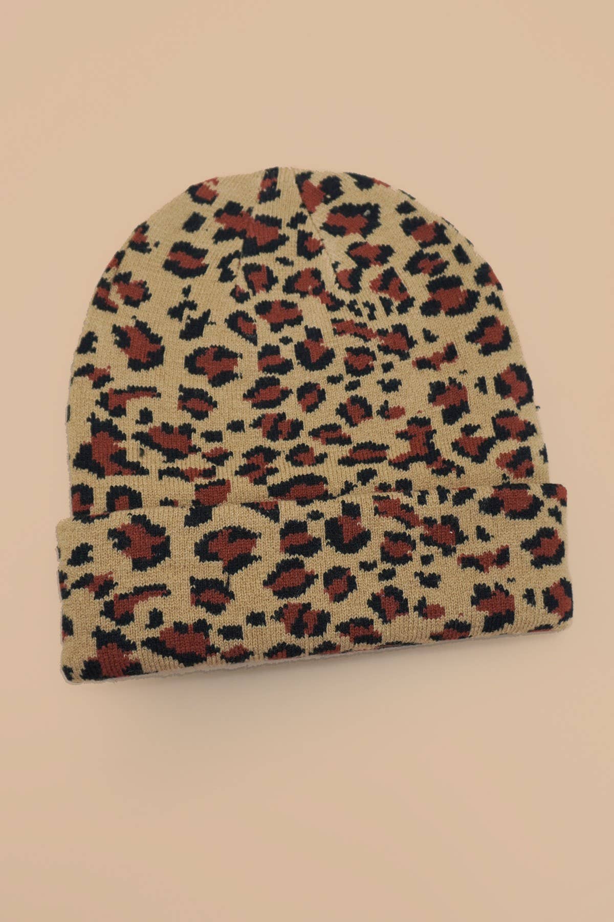 Leopard beanie