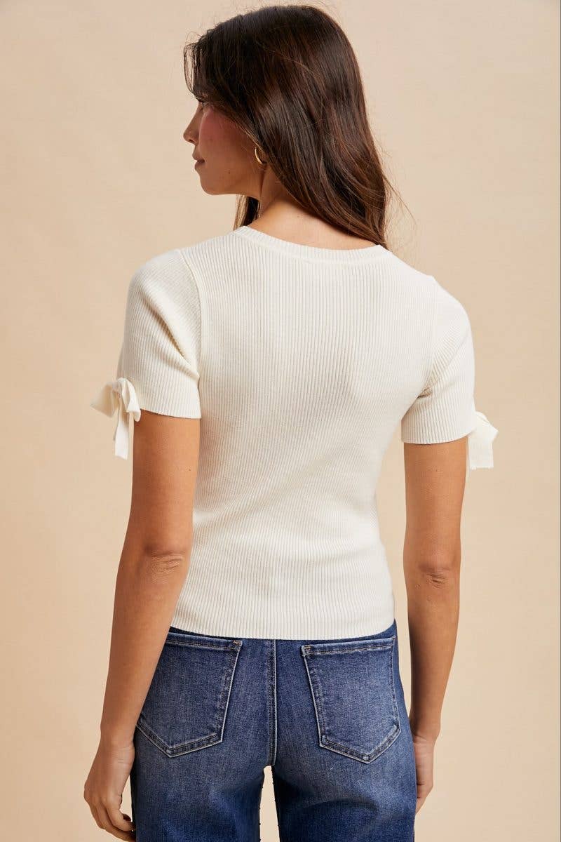 Bow Knit Top