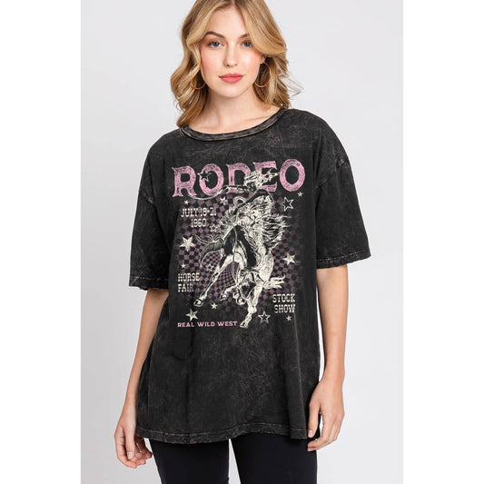 RODEO REAL WILD WEST OVERSIZED GRAPHIC TEE