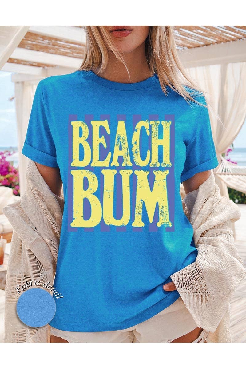 Beach Bum Graphic Heavy Cotton Tee