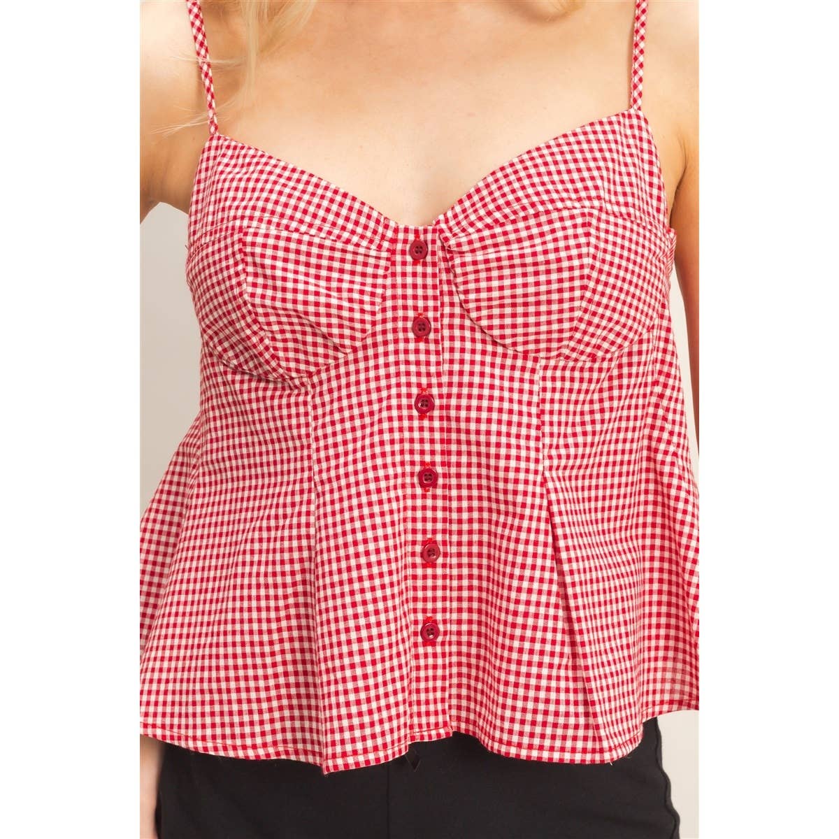 Gingham Cami