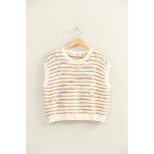 Striped knit Top