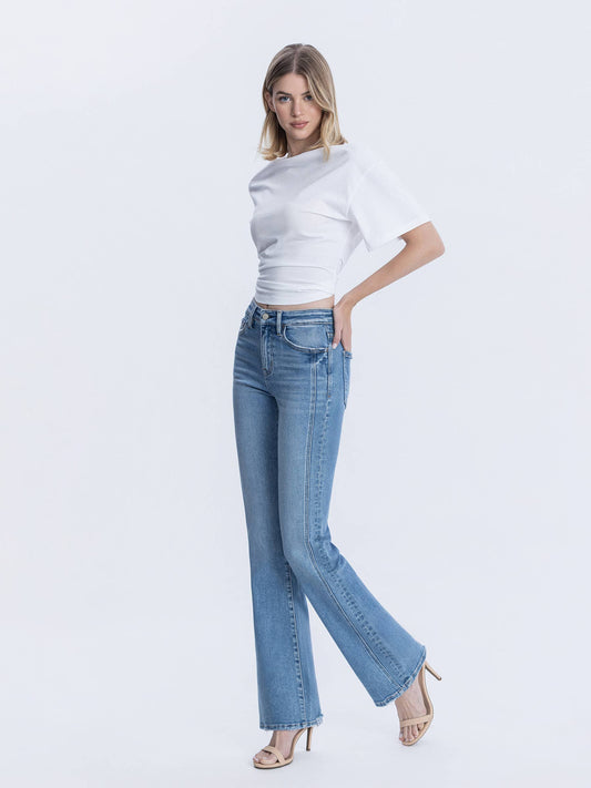 HIGH RISE BOOTCUT JEANS