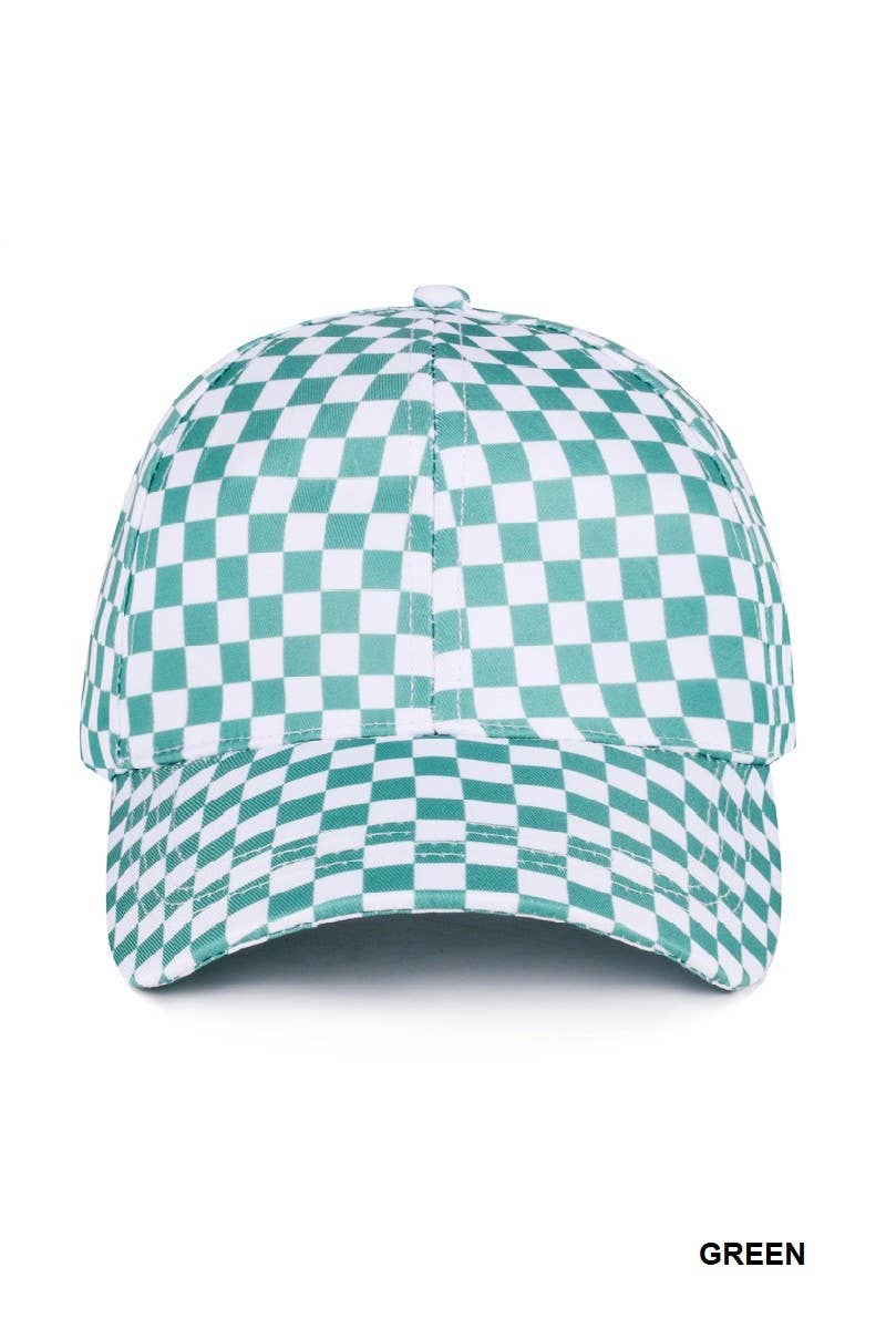 Checkered hat