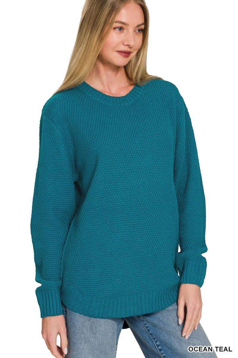 Round Neck Basic Sweater