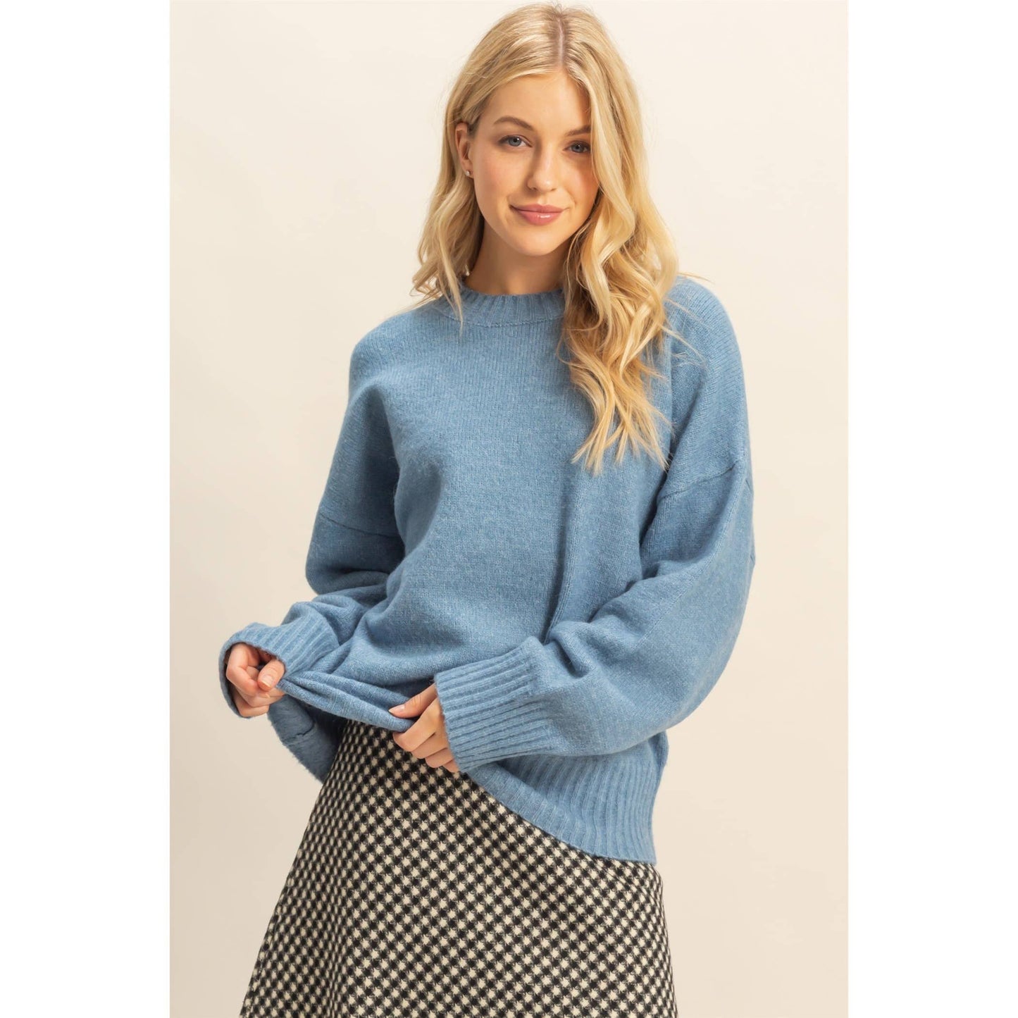 Oversized Crew Sweater