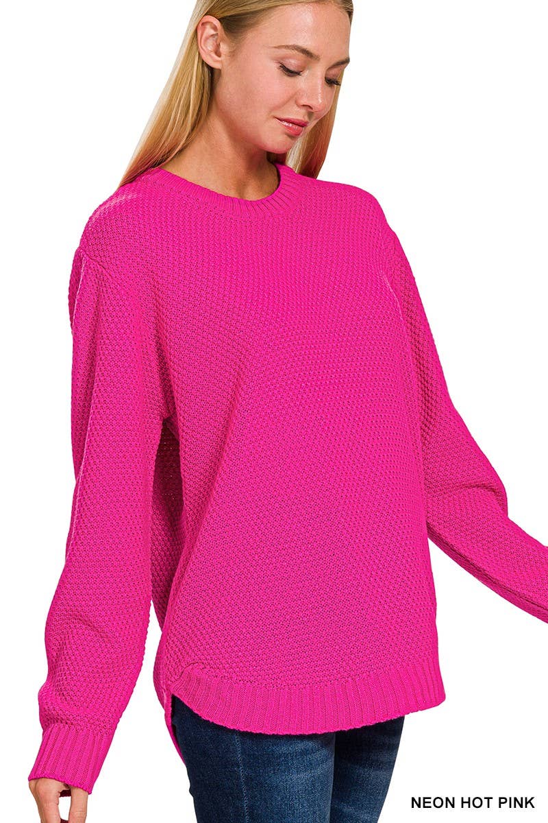 Round Neck Basic Sweater