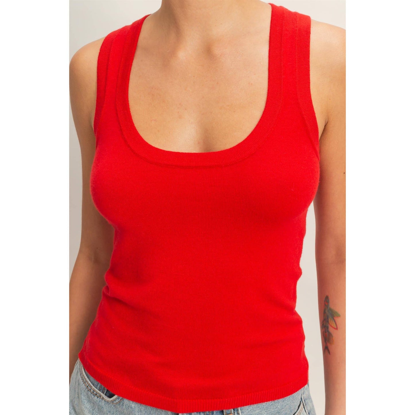 Scoop Neck Tank Top