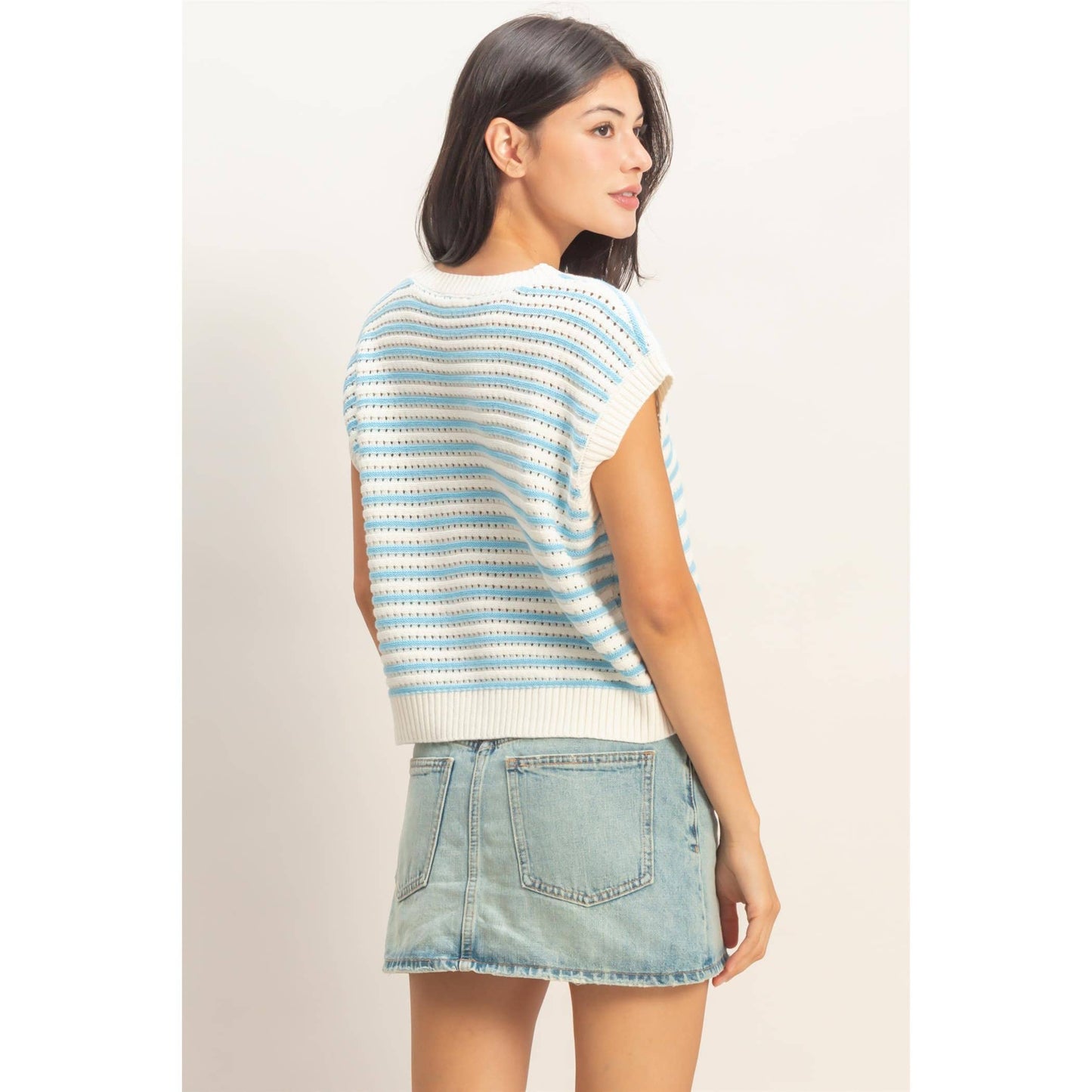 Striped knit Top