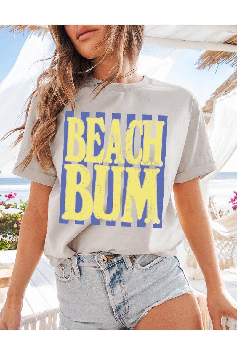 Beach Bum Graphic Heavy Cotton Tee
