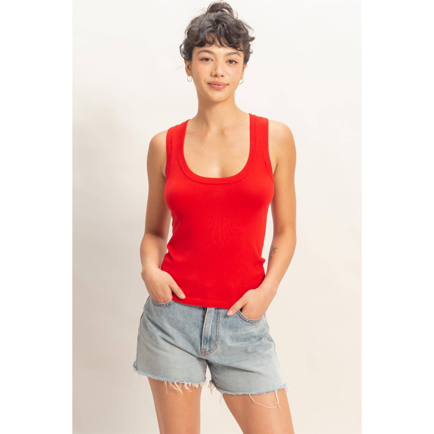 Scoop Neck Tank Top