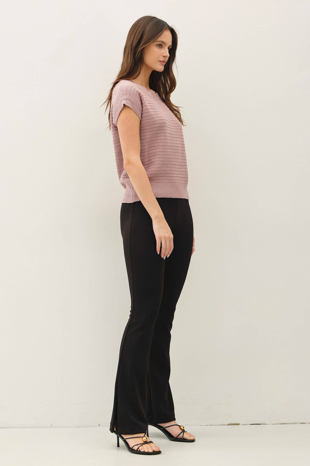 Lilac knit top
