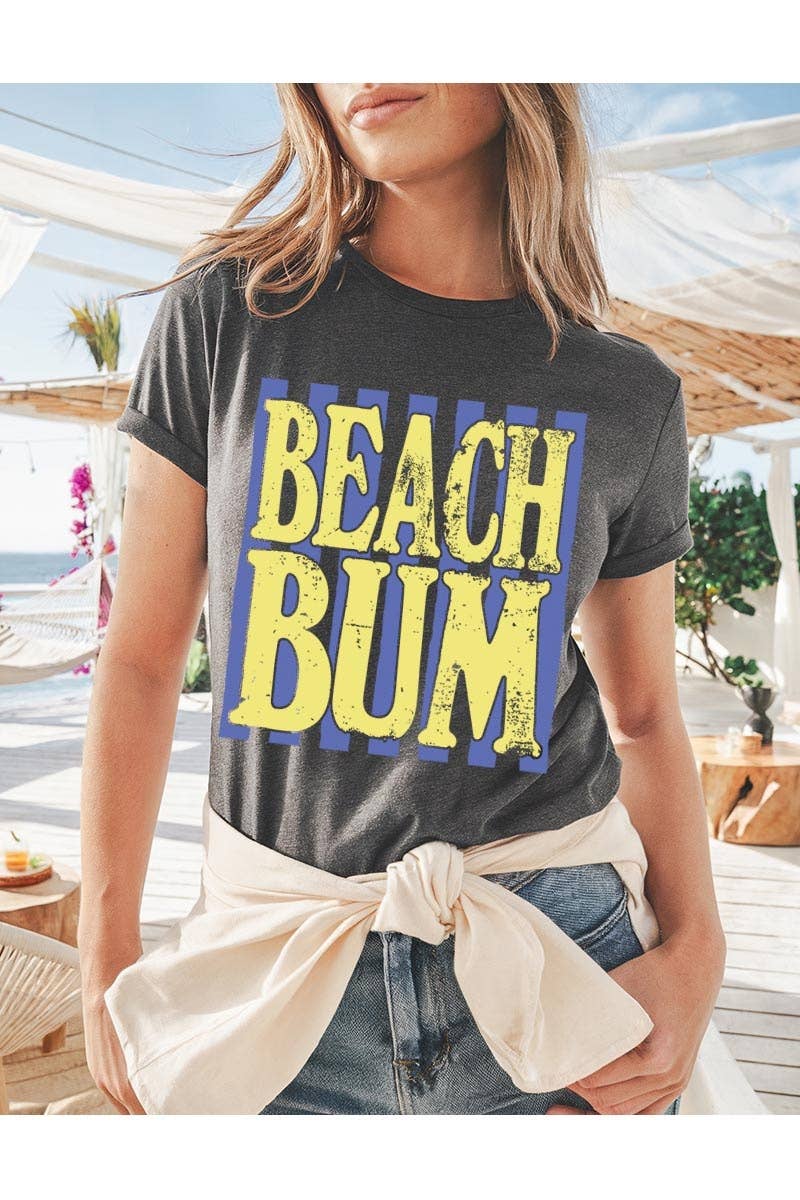 Beach Bum Graphic Heavy Cotton Tee