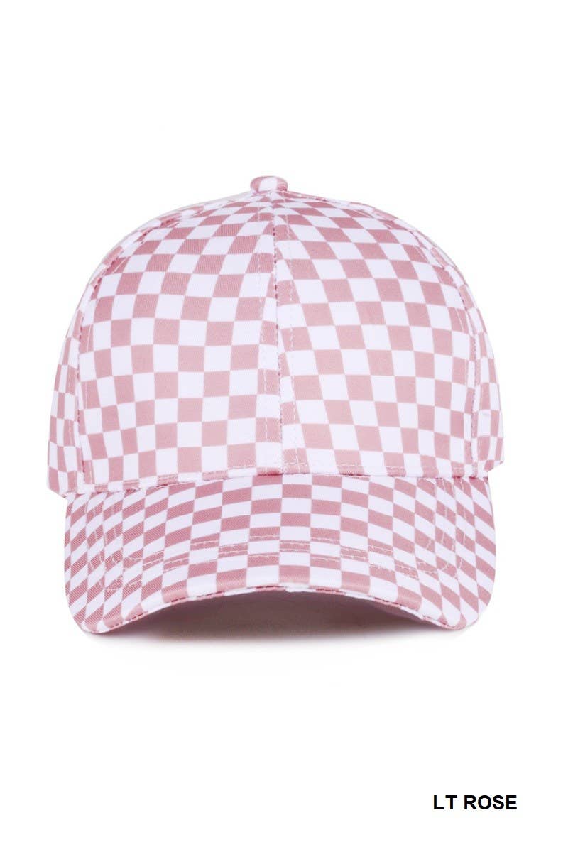 Checkered hat