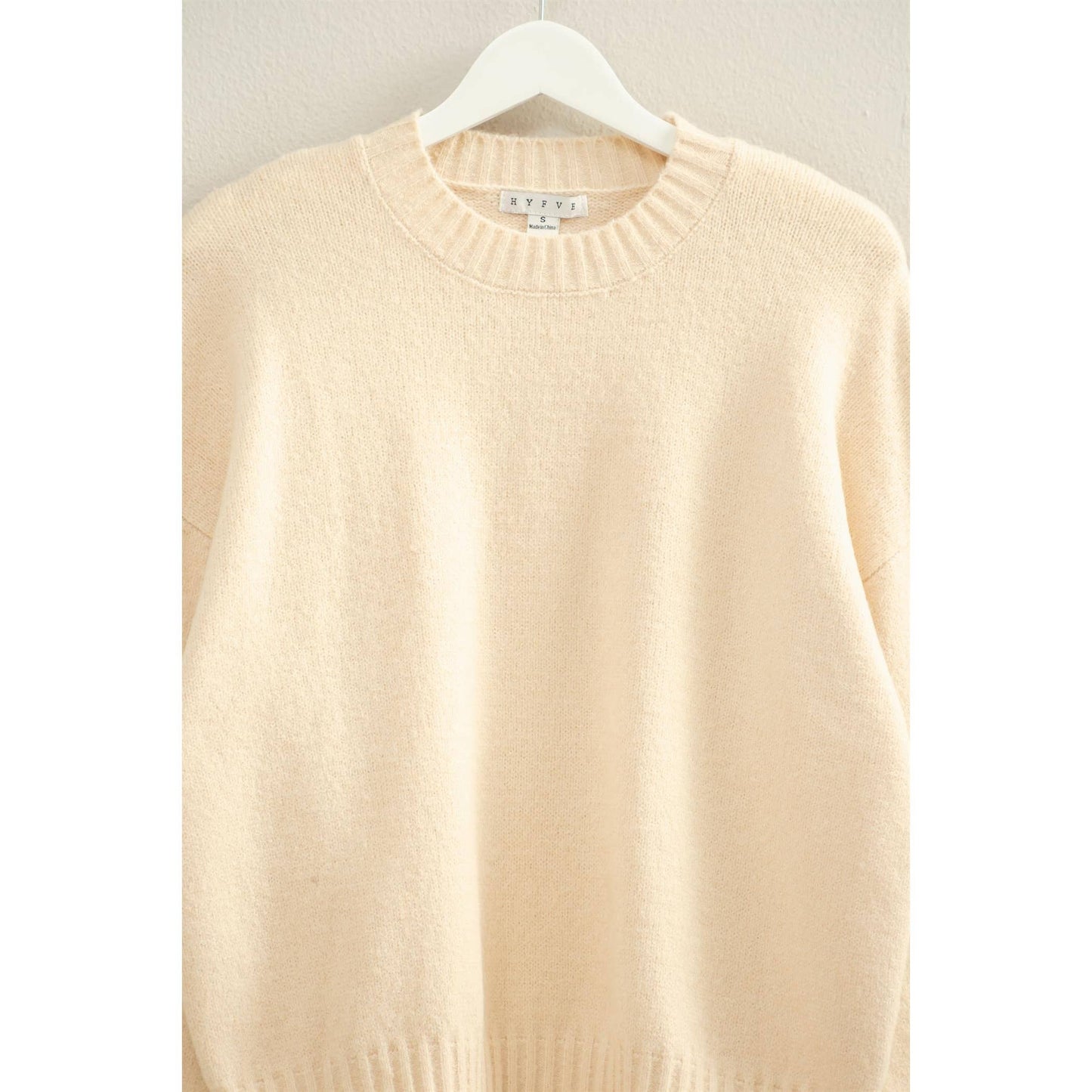 Oversized Crew Sweater