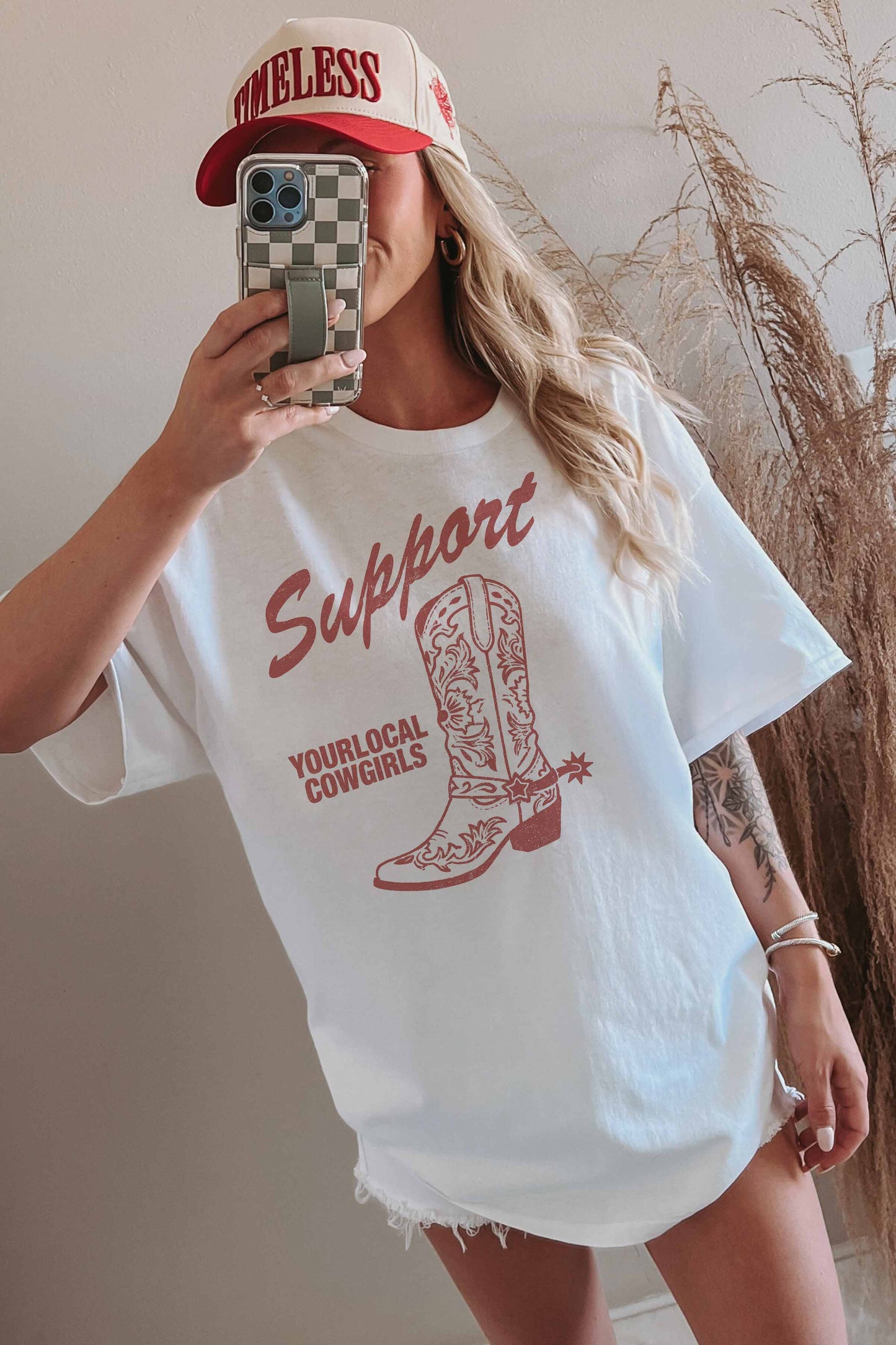 SUPPORT OVERSIZED TEE
