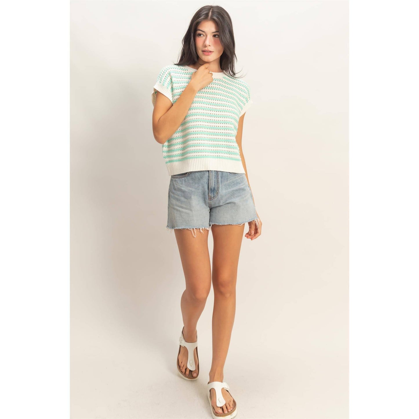 Striped knit Top