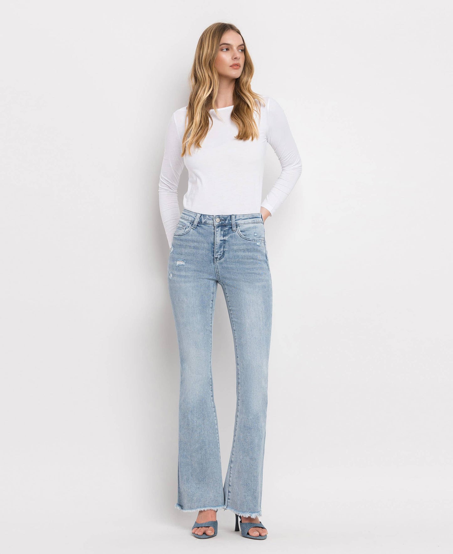 LOVE HIGH RISE CLASSIC FLARE JEANS