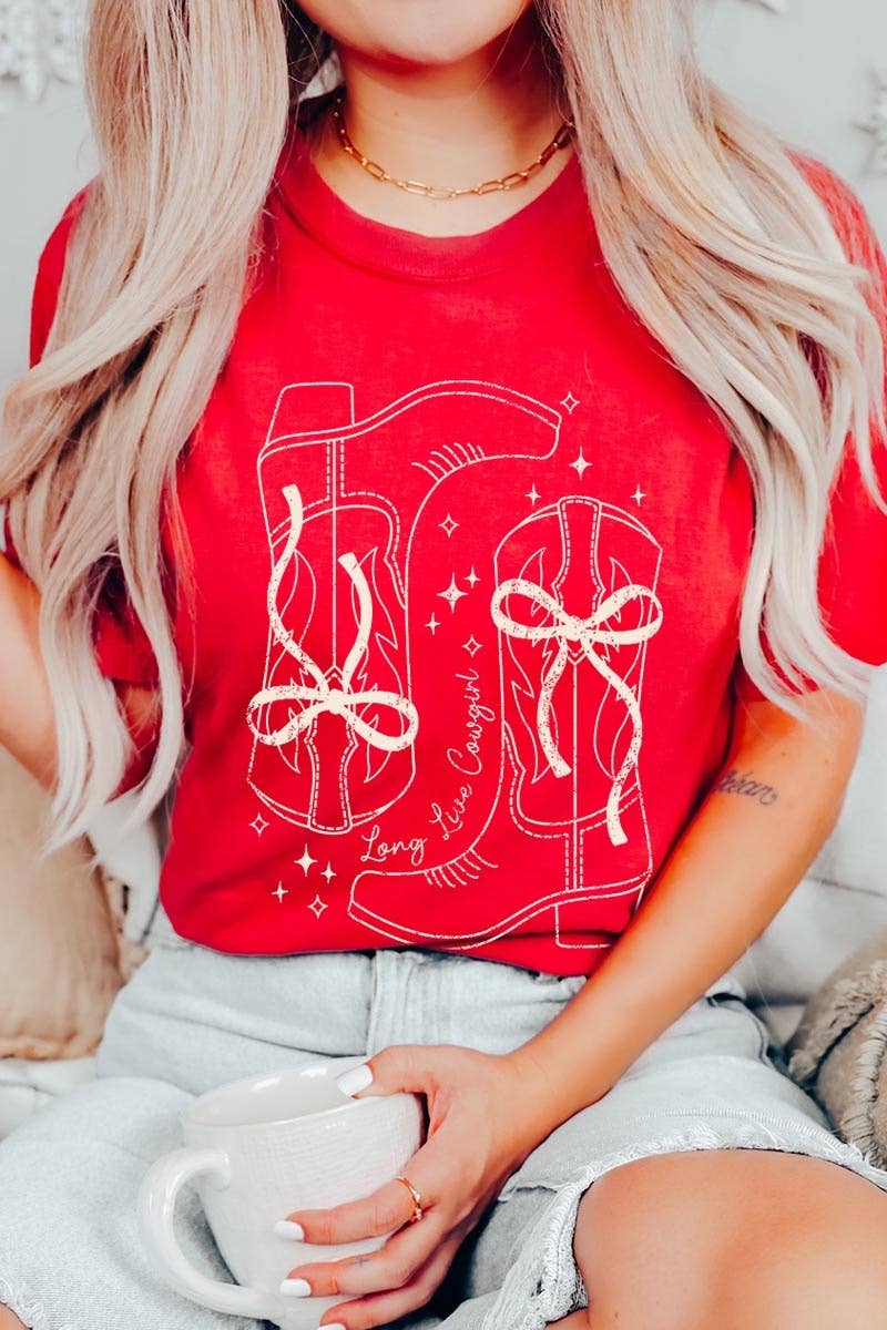 Cowgirl Boots Graphic Tee