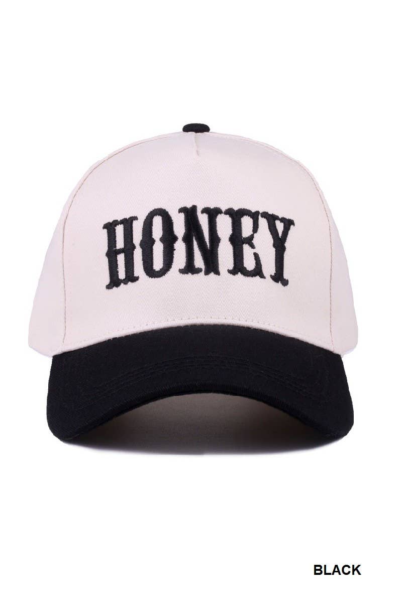 Honey Two-tone Canvas Cotton Cap