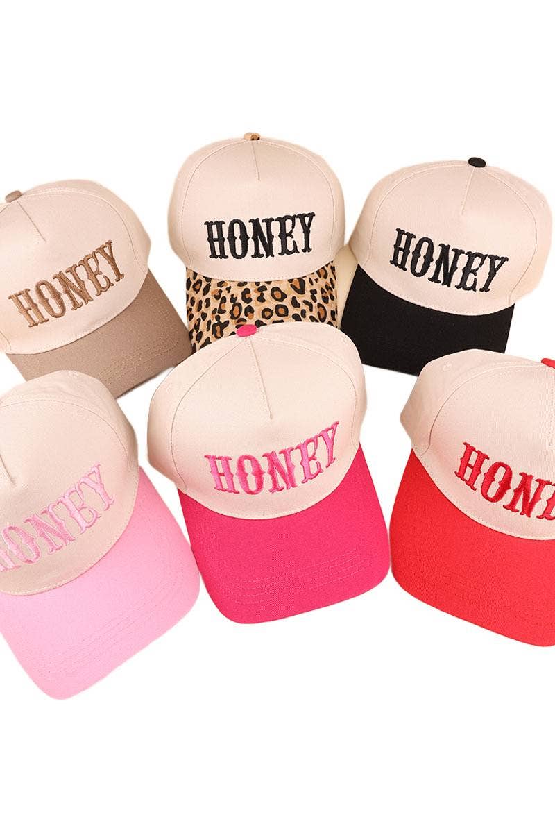 Honey Two-tone Canvas Cotton Cap