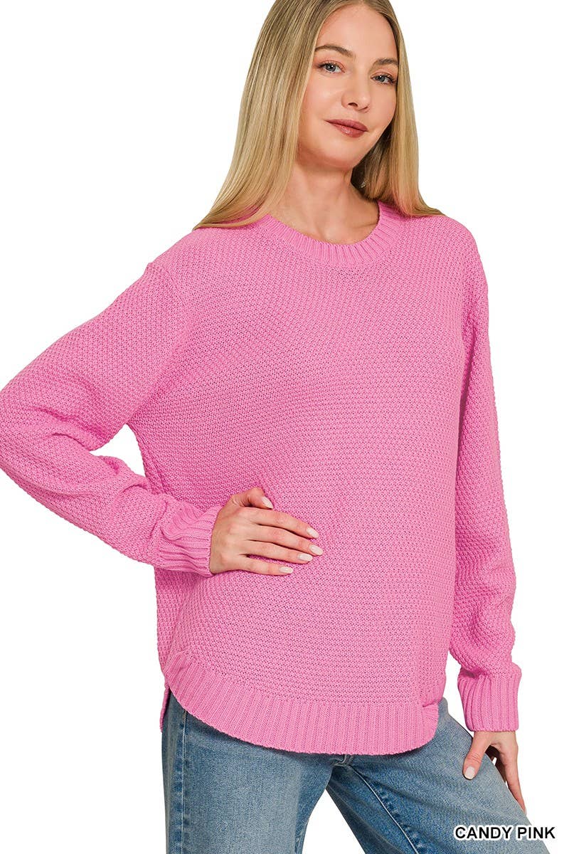 Round Neck Basic Sweater