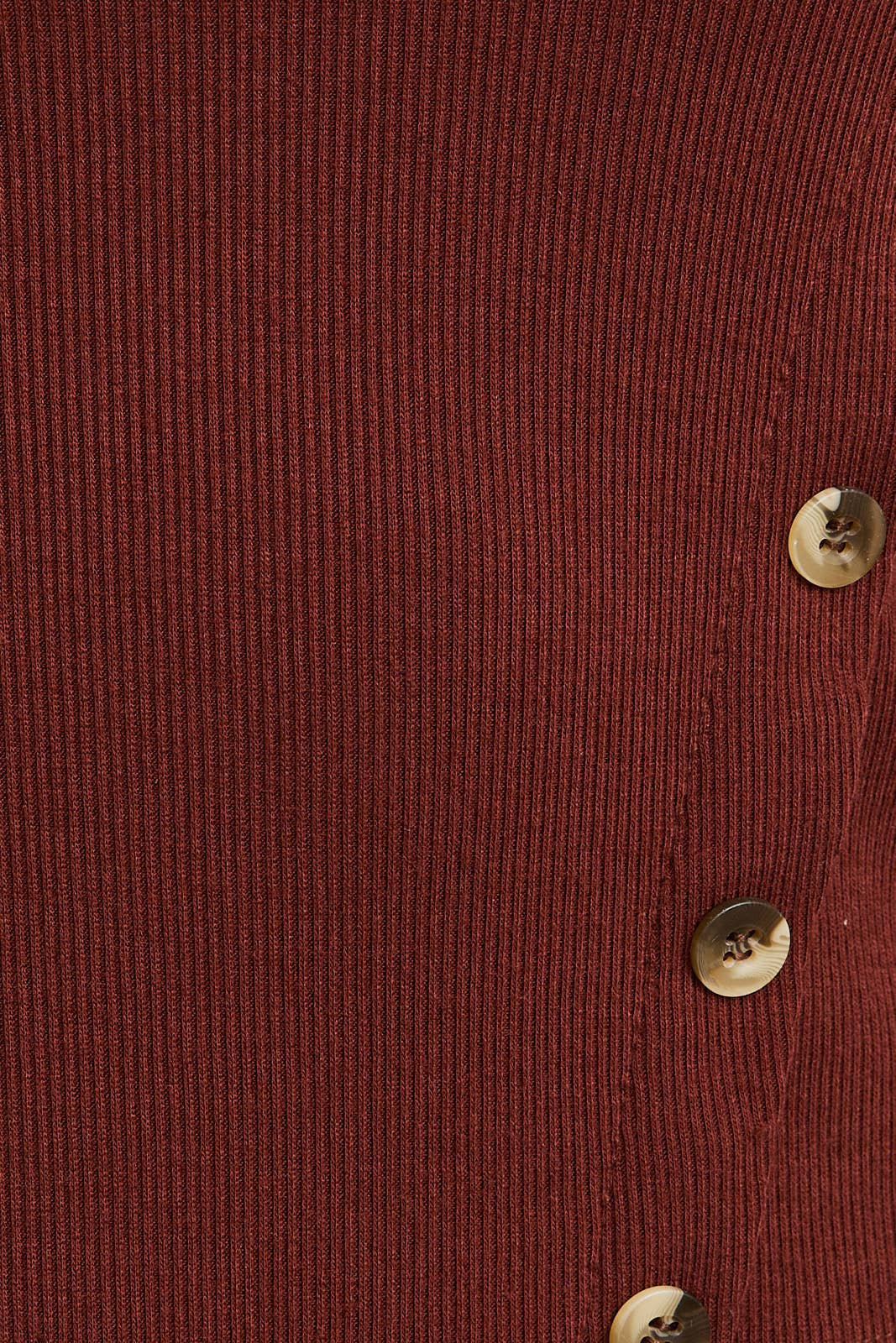 Rust button long sleeve