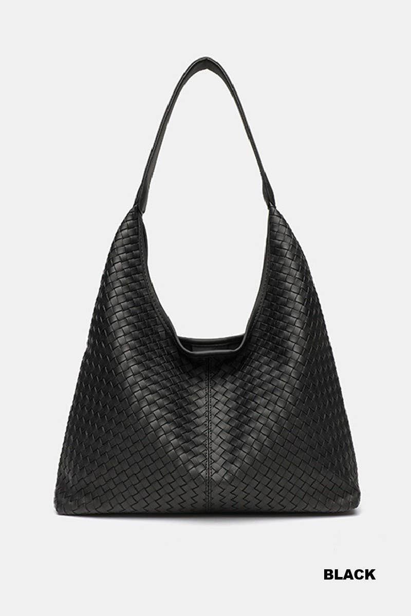 Woven Weave Hobo Shoulder Bag