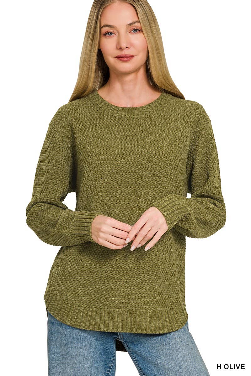 Round Neck Basic Sweater