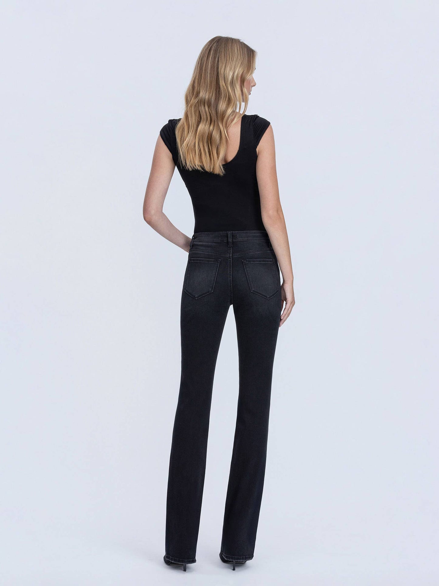 HAILEY BLACK BOOTCUT JEANS