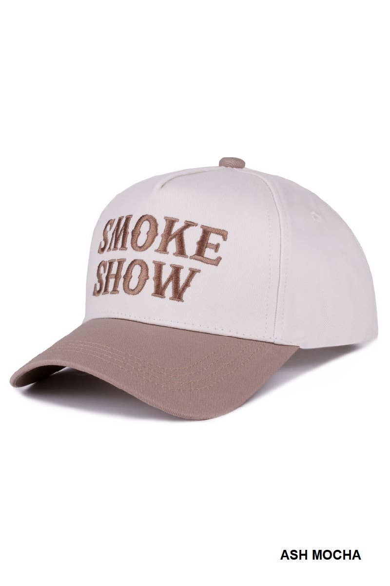 Smoke Show Two Tone Canvas Cotton Cap