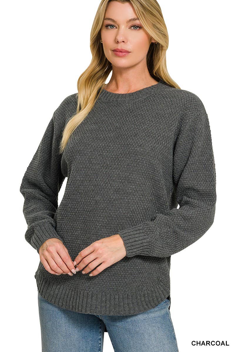 Round Neck Basic Sweater