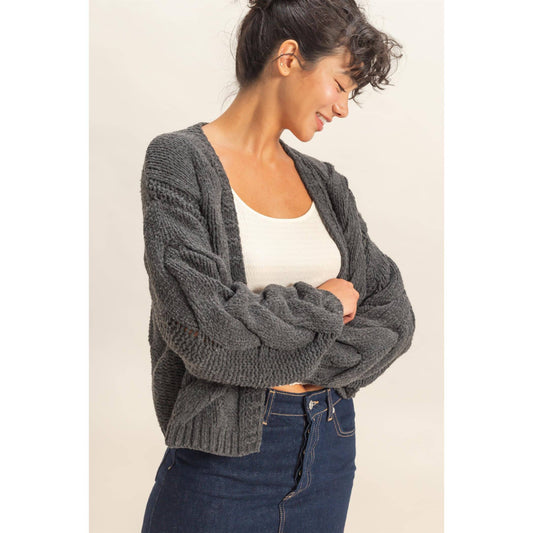 Cable Knit Cardi