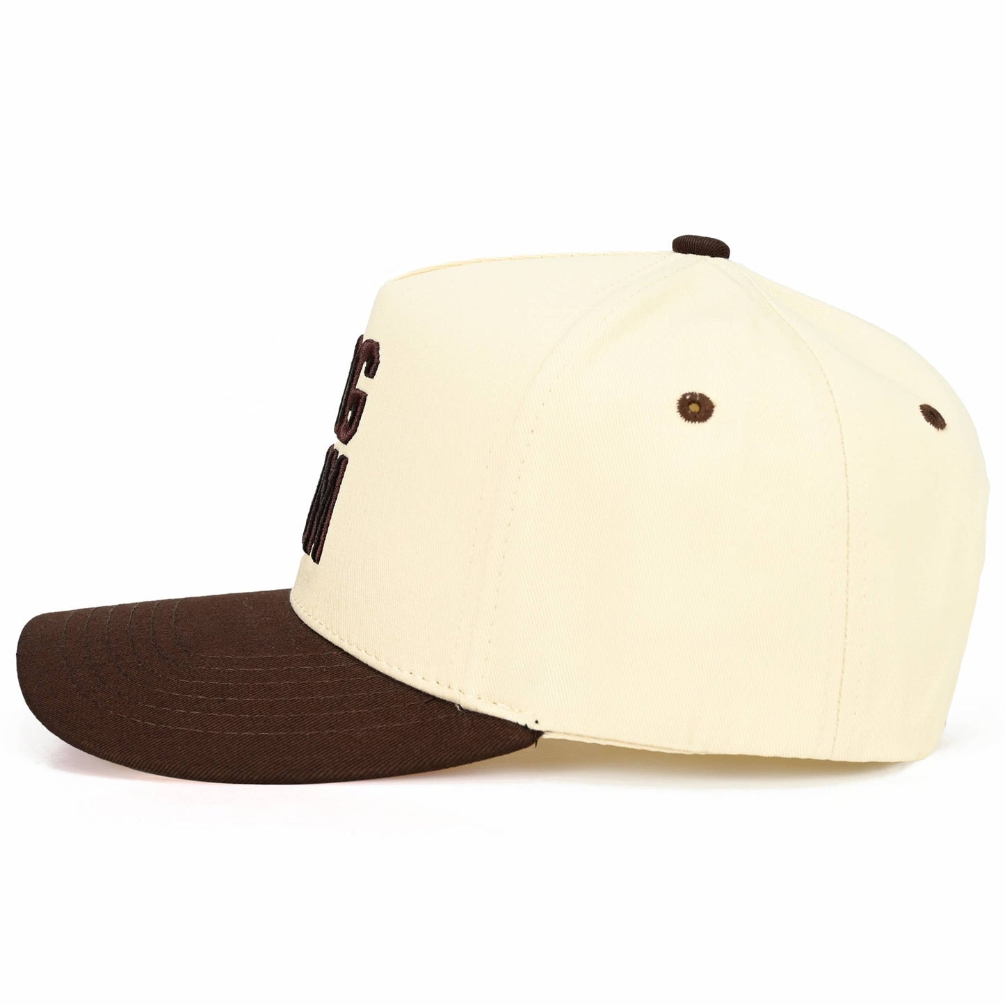 DOG MOM Embroidered Two Tone Trucker Cap