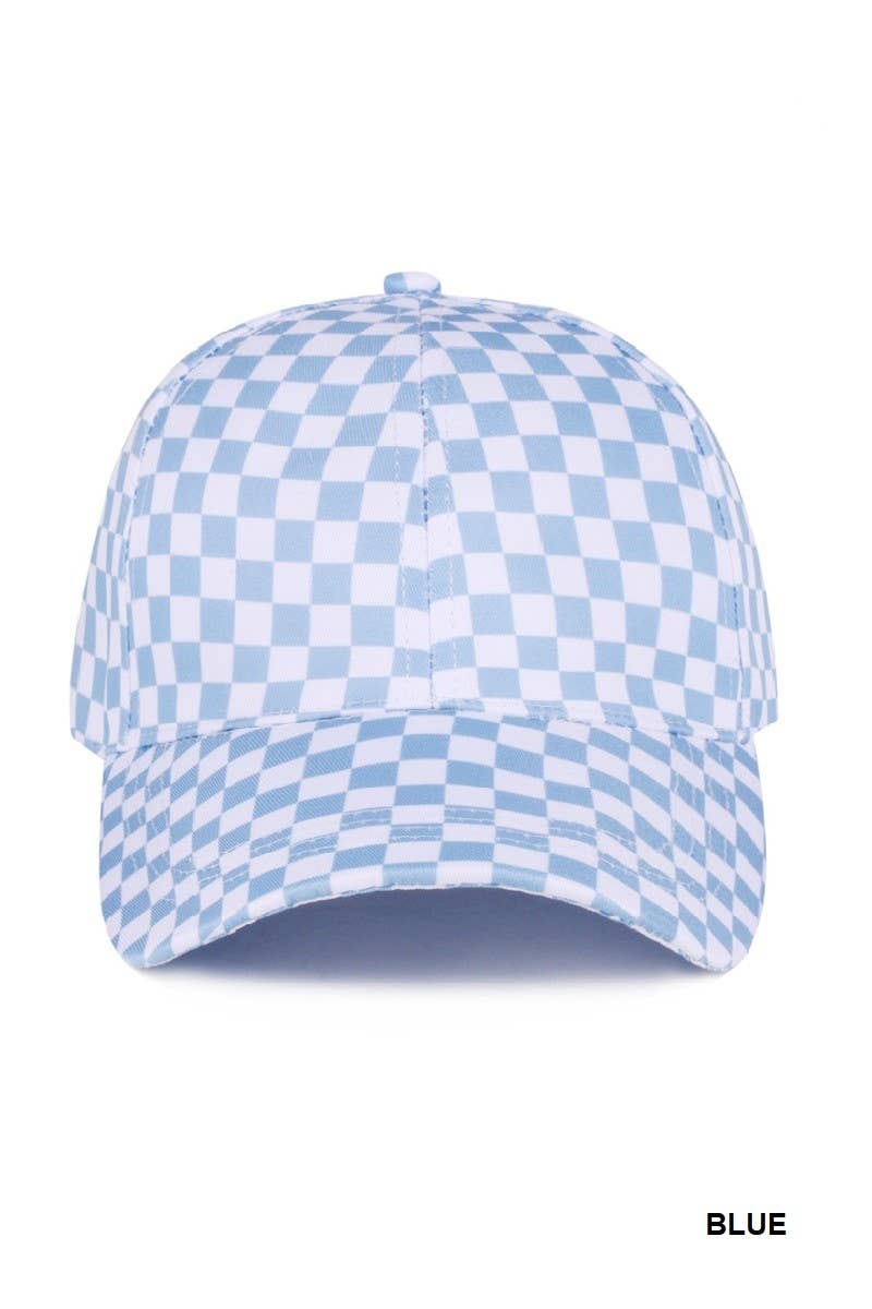 Checkered hat