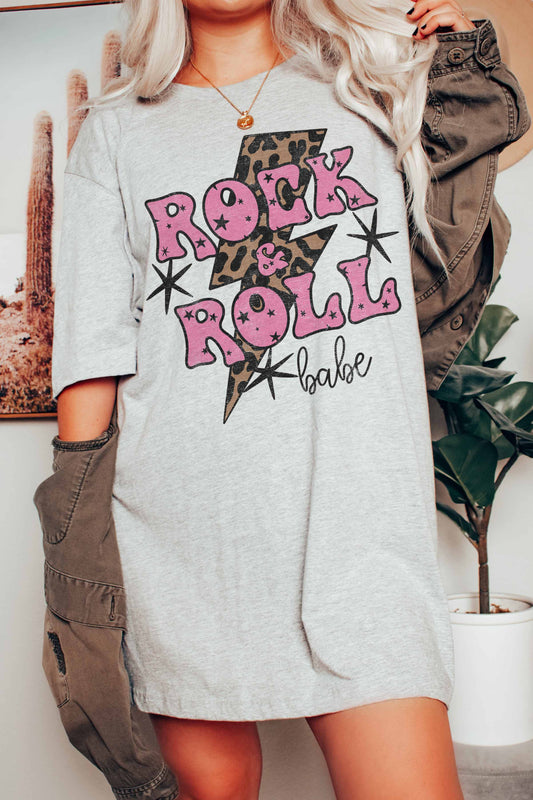 ROCK & ROLL BABY GRAPHIC TEE