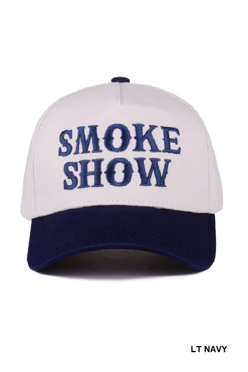 Smoke Show Two Tone Canvas Cotton Cap