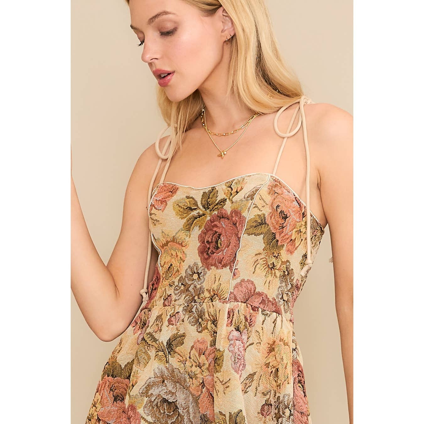 VINTAGE FLORAL PRINT DRESS