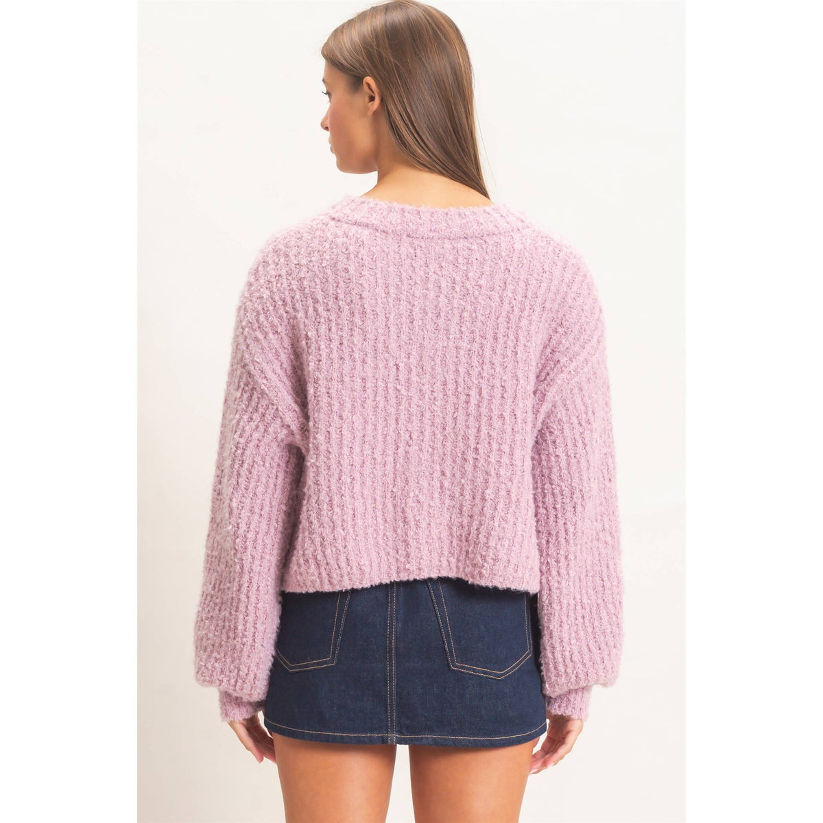 Knit Button Front Cardigan