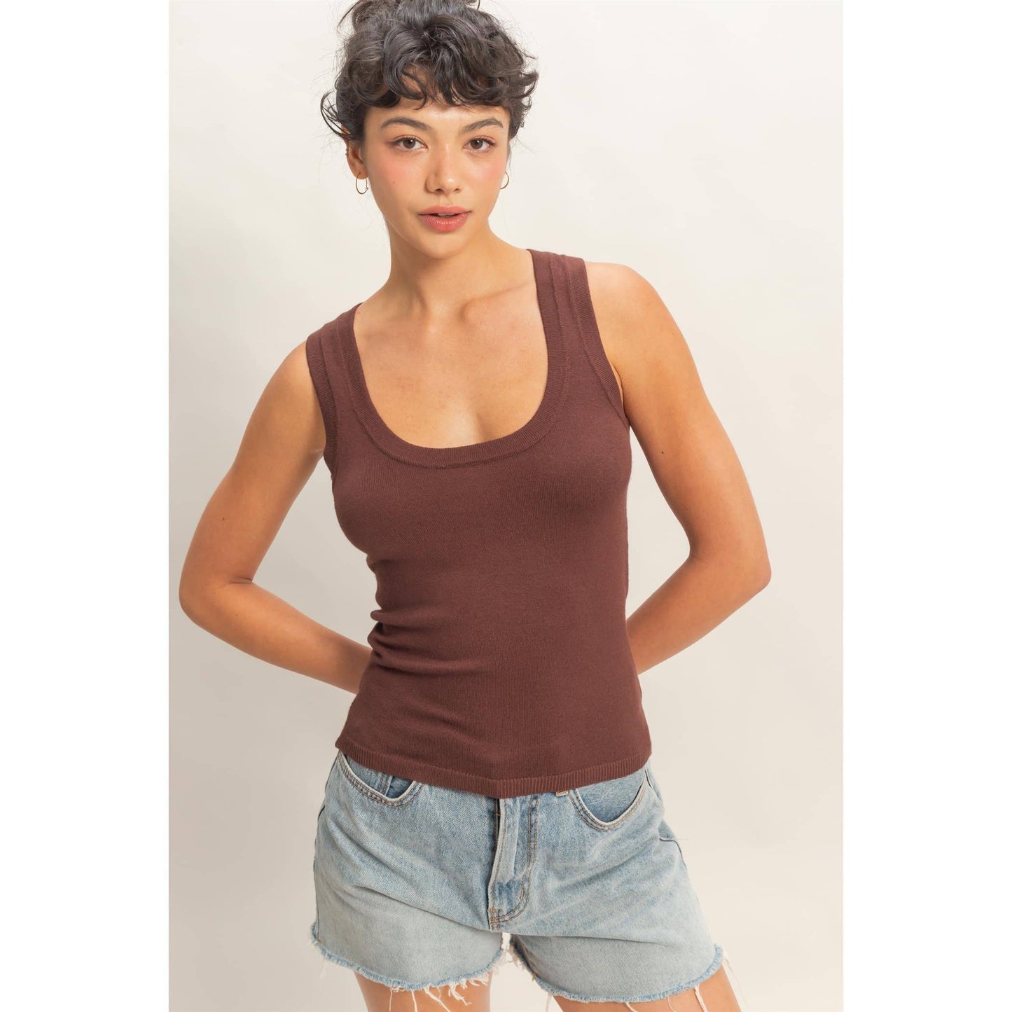 Scoop Neck Tank Top