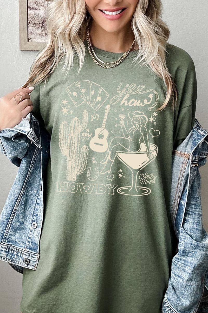 Cowgirl Country Music Tee