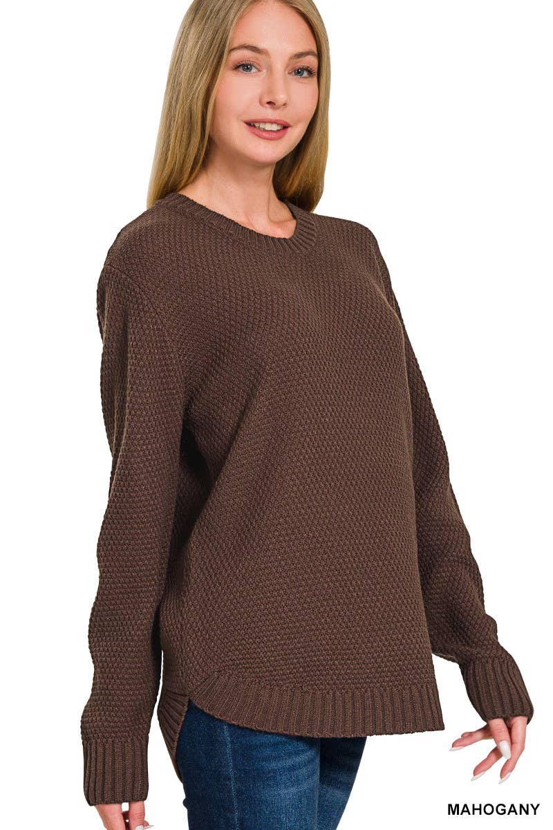 Round Neck Basic Sweater